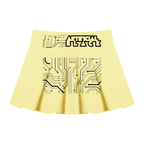 Women’s Digitally Enhanced Pleated A-Line Skirt