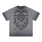 Reverse Dyed Diamond Mine Loose Cotton T