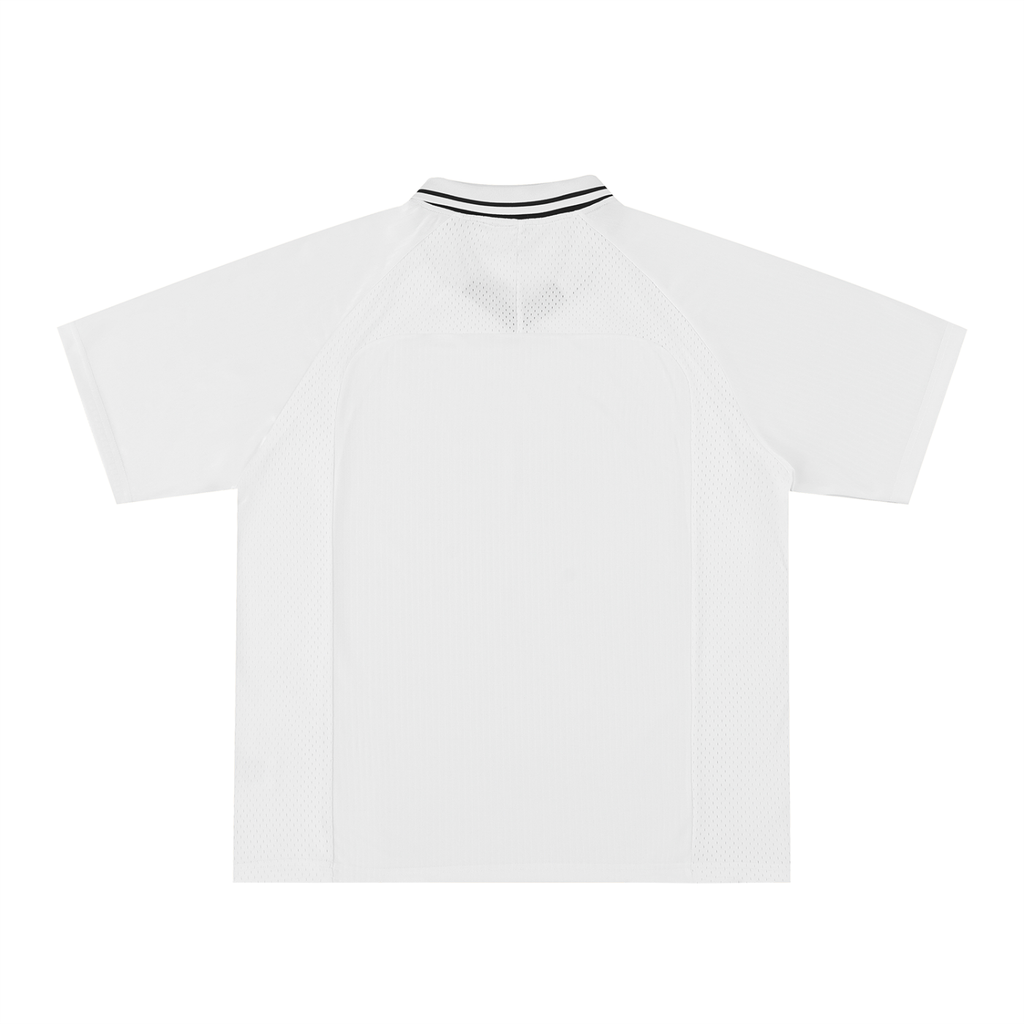 Striped V-Neck Soccer Jersey