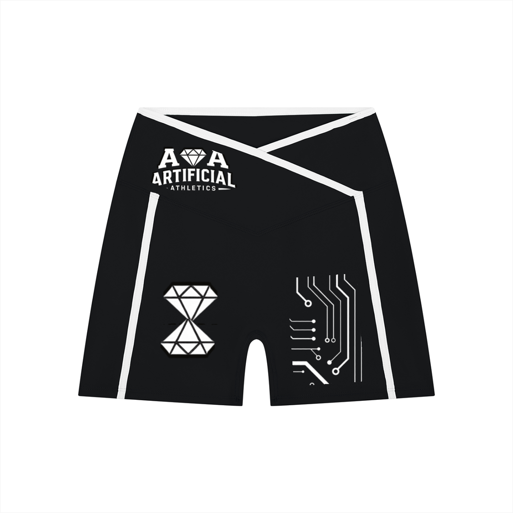 Women’s High Rise Color Block Yoga Shorts