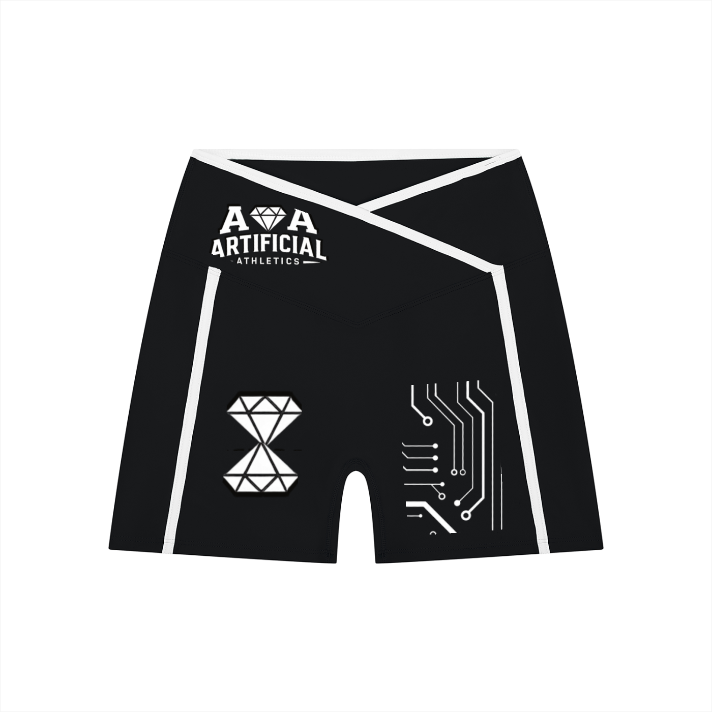 Women’s High Rise Color Block Yoga Shorts