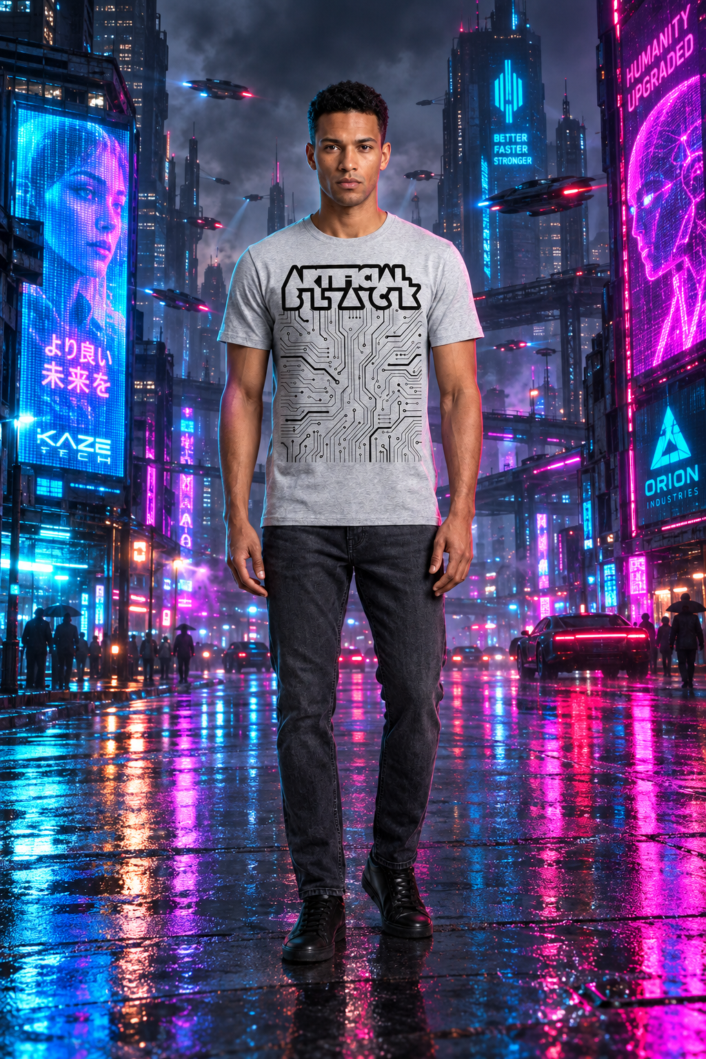Classic Digitally Enhanced Crew Neck T