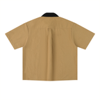 Unisex Color Block Short Sleeve Shirt