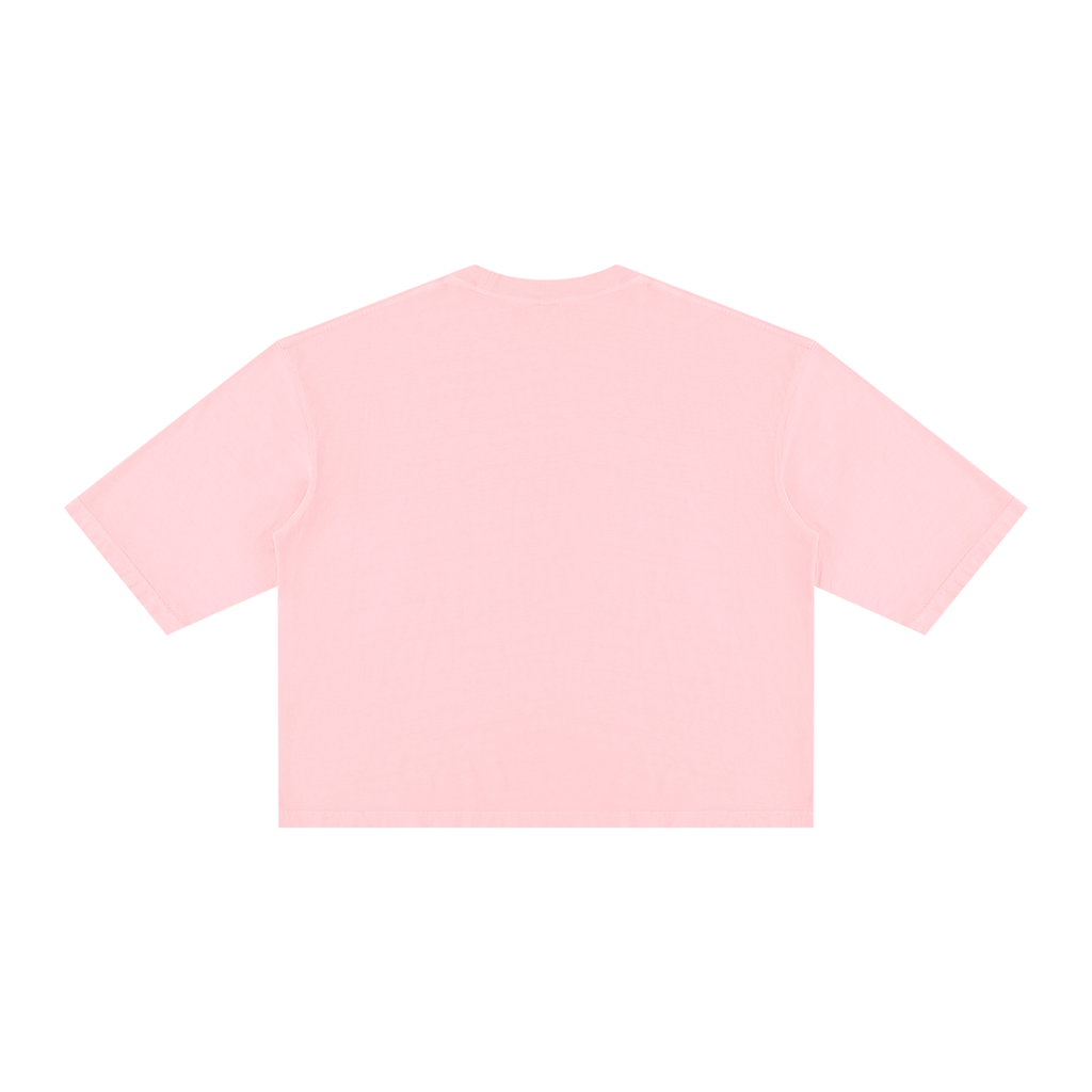 Unisex Vintage Blinged Out Splater Boxy T