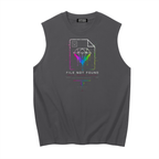 Men's Sleeveless File Not Found Cotton Tank Top