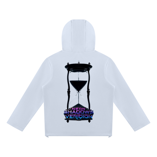 Unisex Paneled Full Zip Hoodie