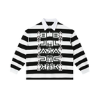 Color Block Stripe Polo Shirt