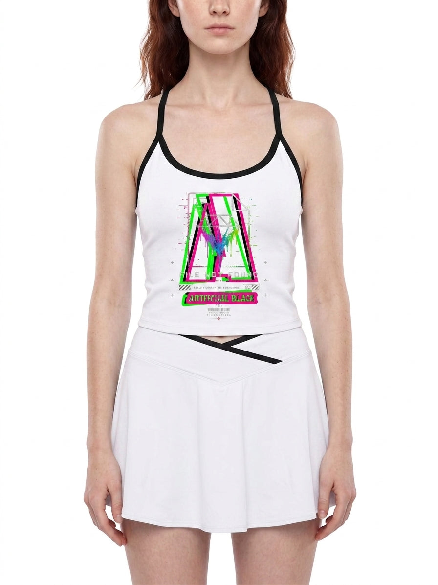 Women’s Color Distorted Reality Yoga Tank