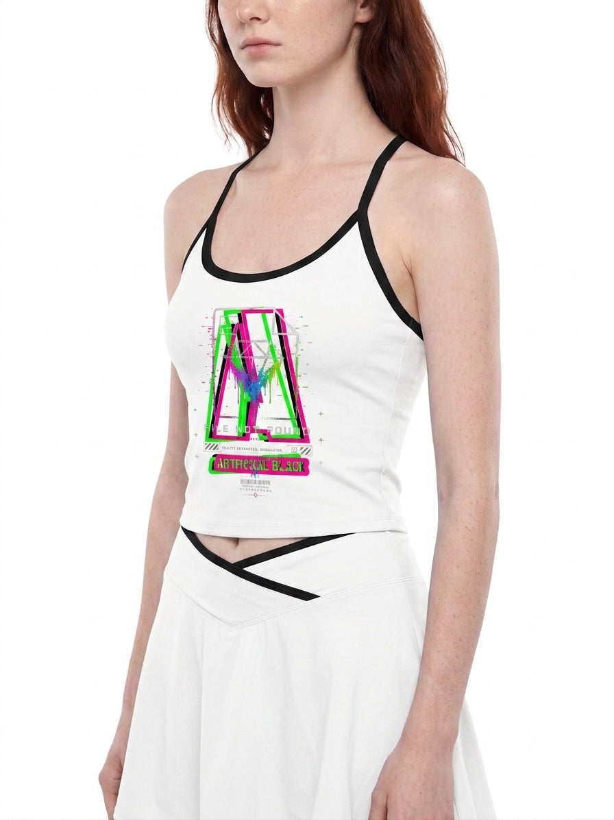 Women’s Color Distorted Reality Yoga Tank