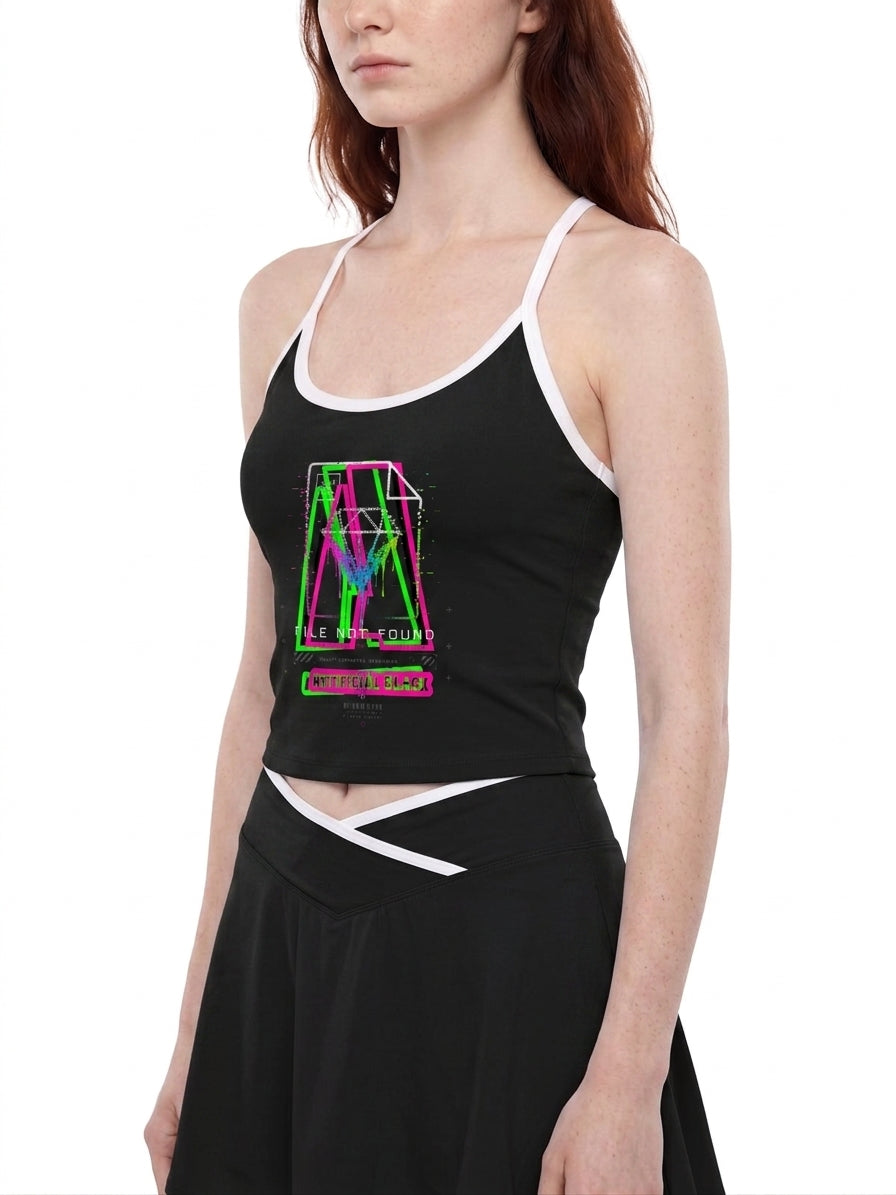 Women’s Color Distorted Reality Yoga Tank