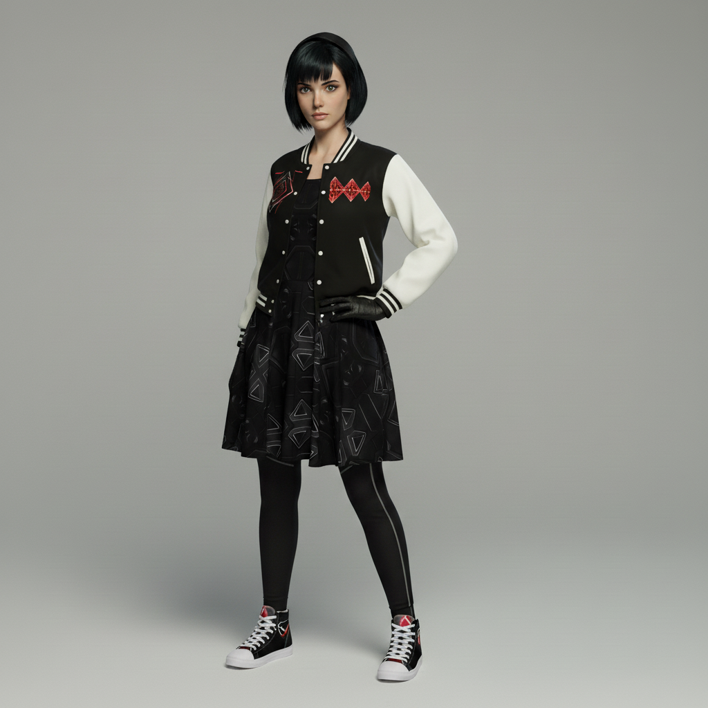 "Mainframe Skater Dress"