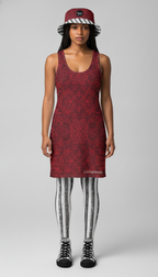 Artificial.Black X Livingmurals® Cotton bodycon dress