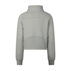 Digital Logo Cropped Half-Zip Sweatshirt