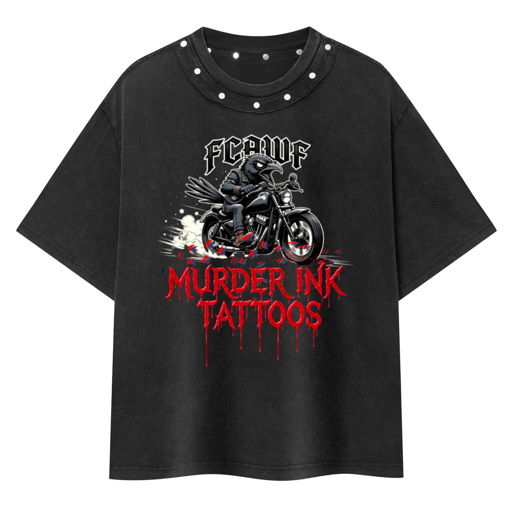 Murder Ink Studded T-Shirt