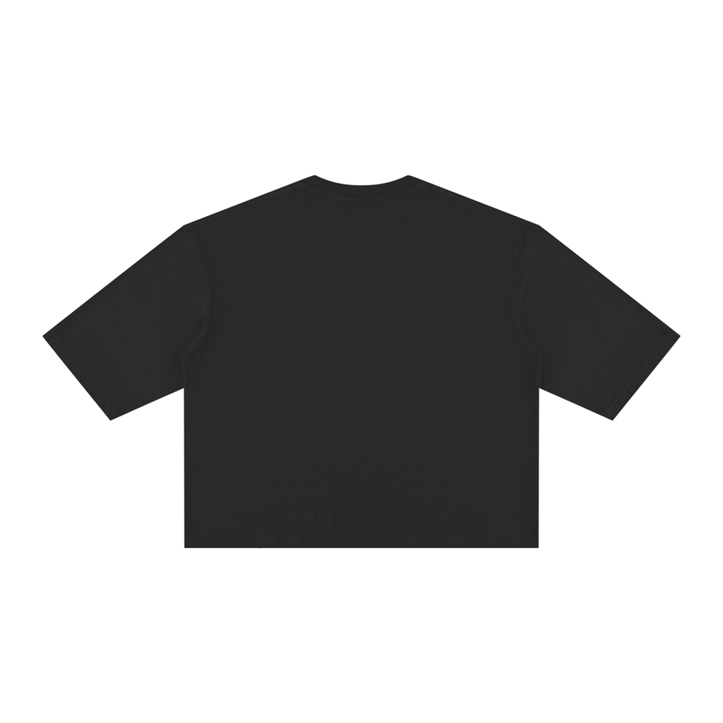 Unisex Vintage Blinged Out Splater Boxy T