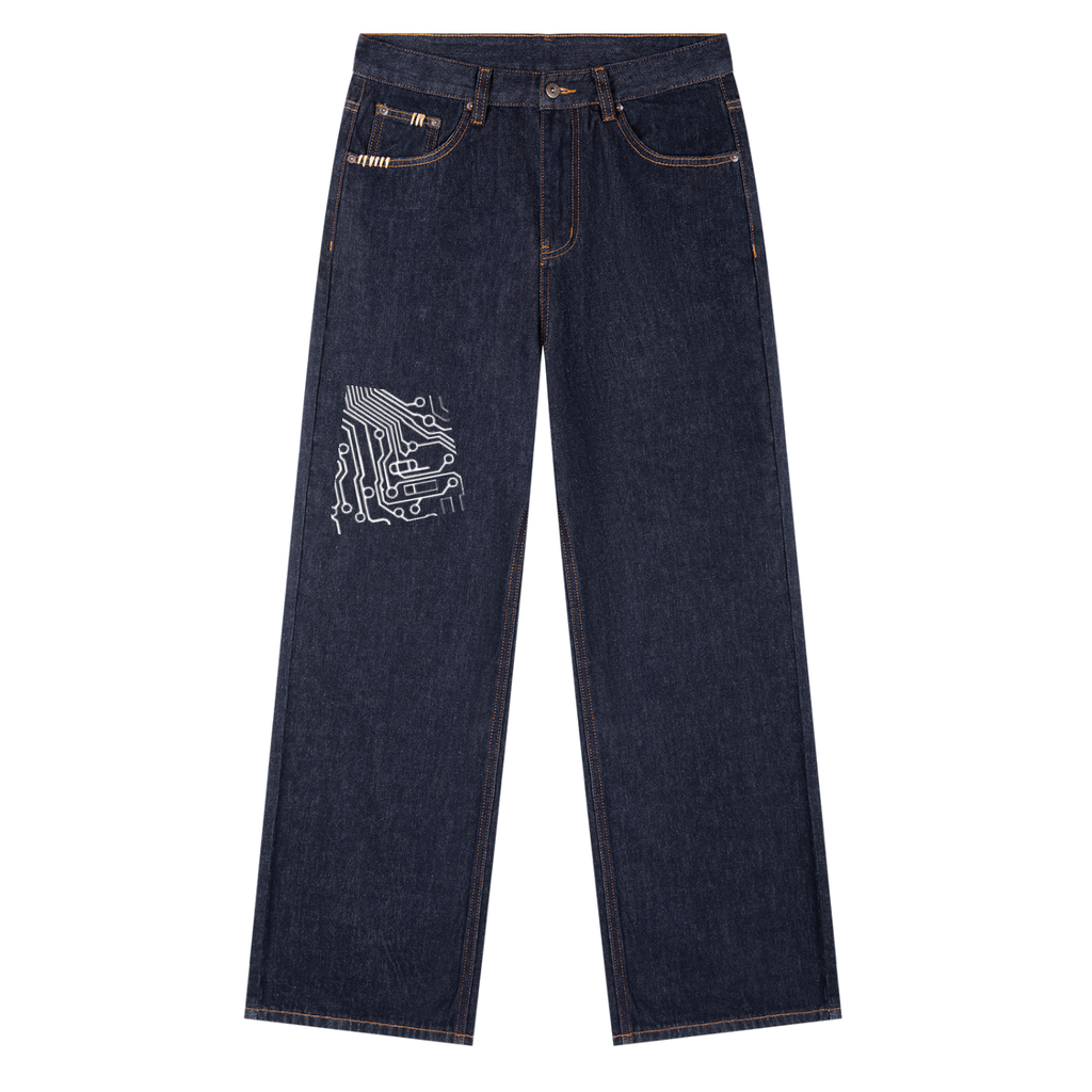 Timeless Straight Leg Digital Denim