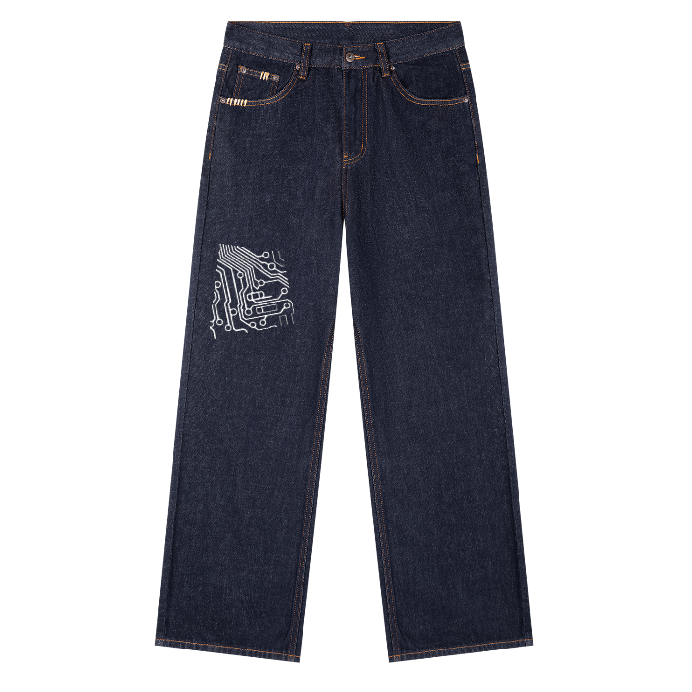 Timeless Straight Leg Digital Denim