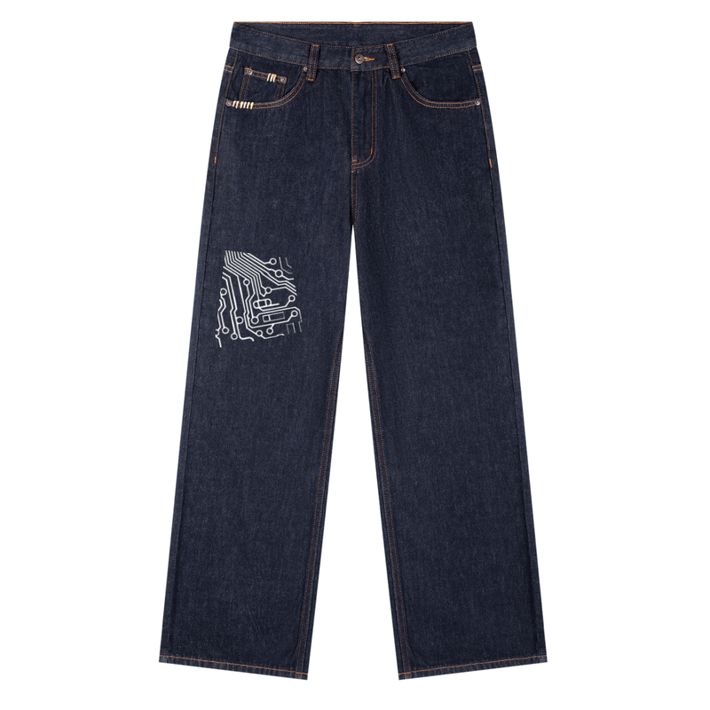 Timeless Straight Leg Digital Denim