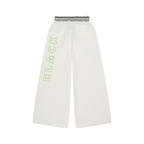 Striped Waist Wide Leg Pants