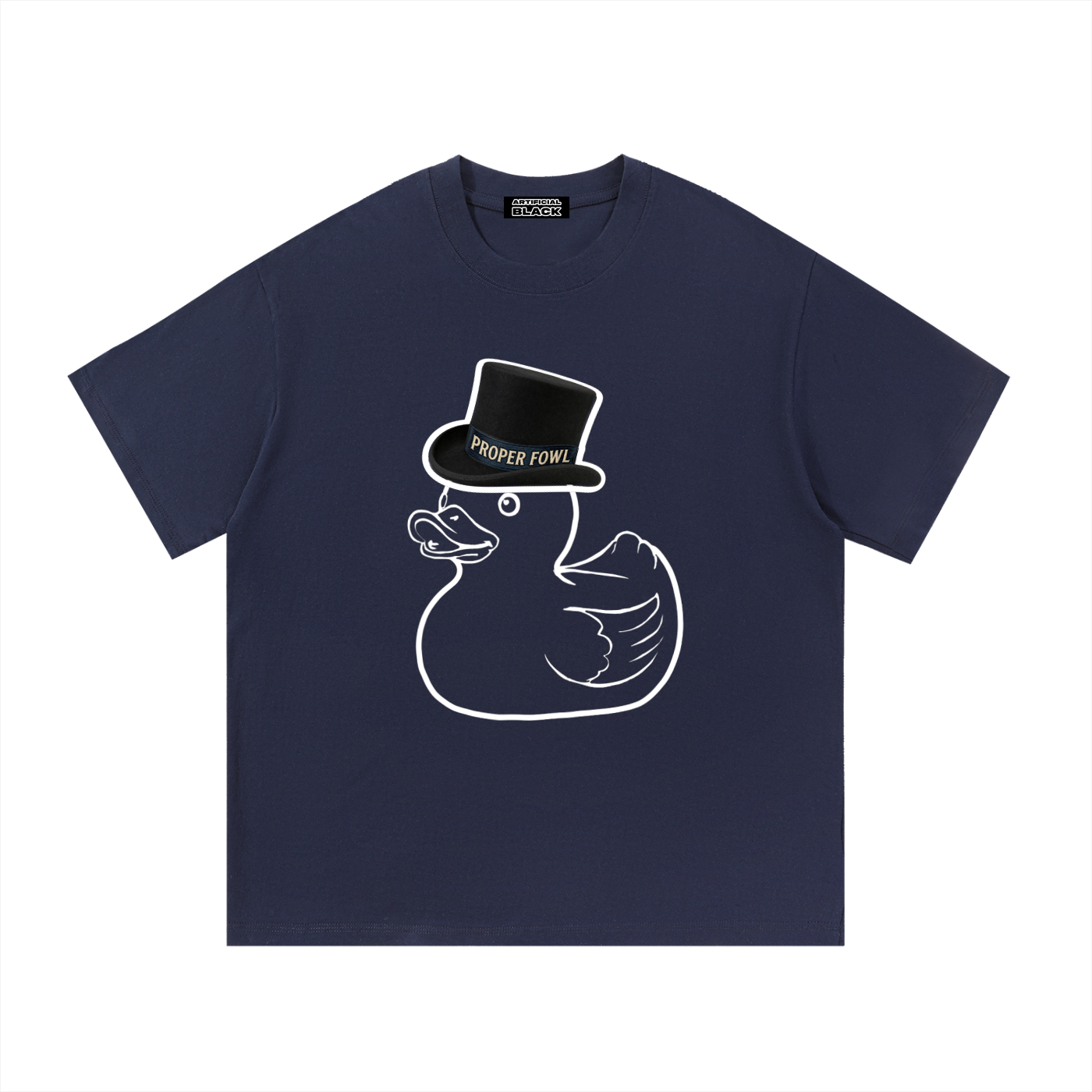 Proper Fowl Rubber Ducky In A Top Hat T