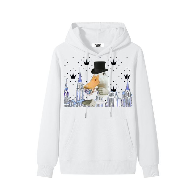 Proper Fowl Ivory Tower Cotton Hoodie