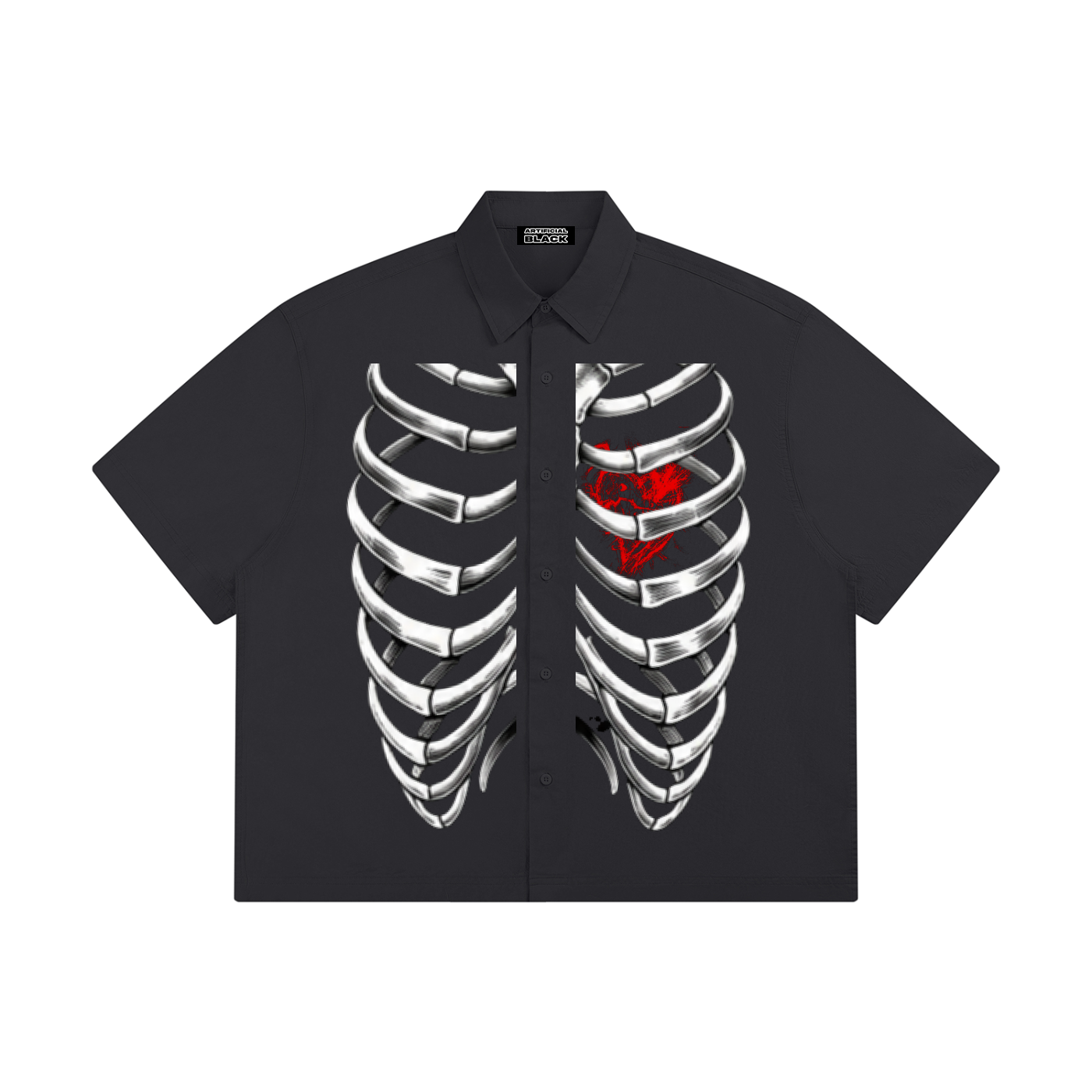 Unisex X-Ray Boxy Short Sleeve Shirt