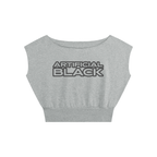 Women’s Logo Boatneck Raw Edge Crop T