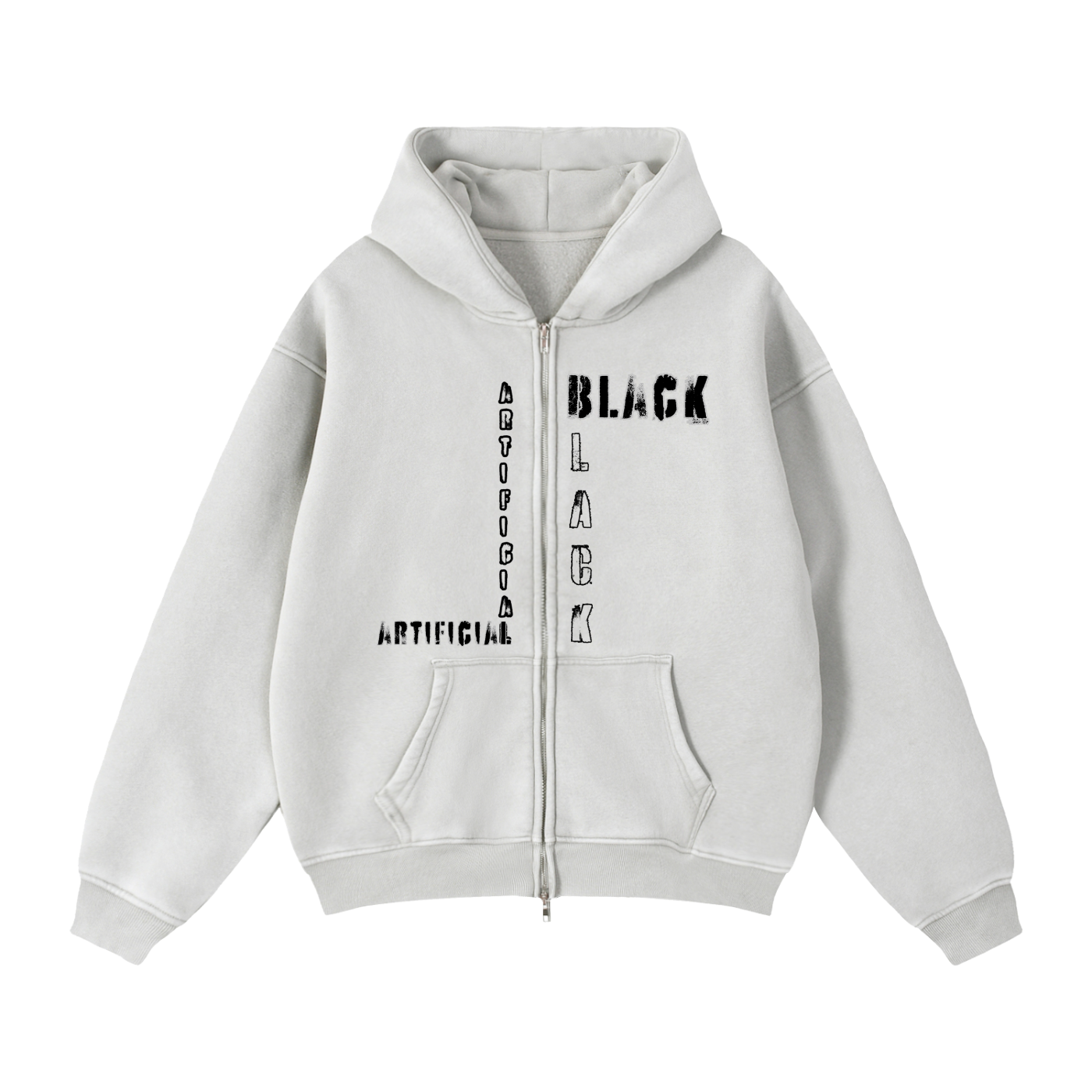 A.B. Crossword Fleece Hoodie