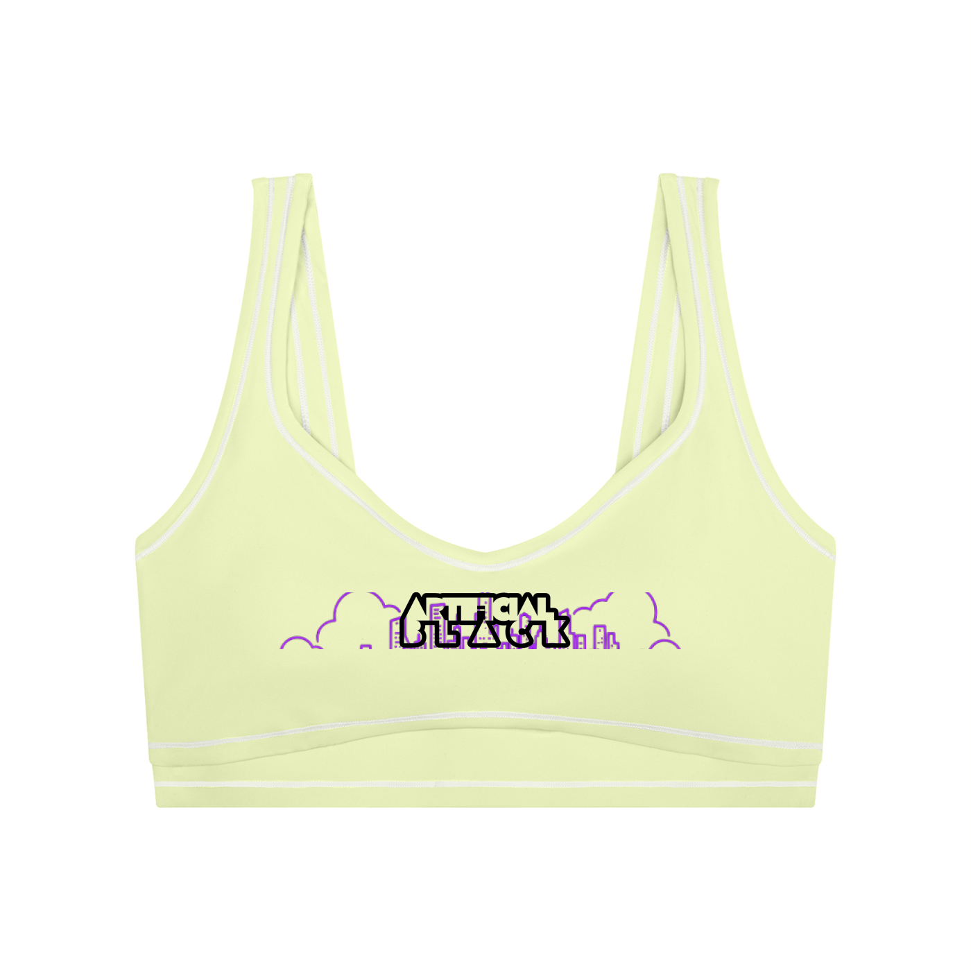 Women’s Topstitching Yoga Sports Bra