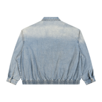 Unisex Vintage Wash Multiversal Music Denim Jacket