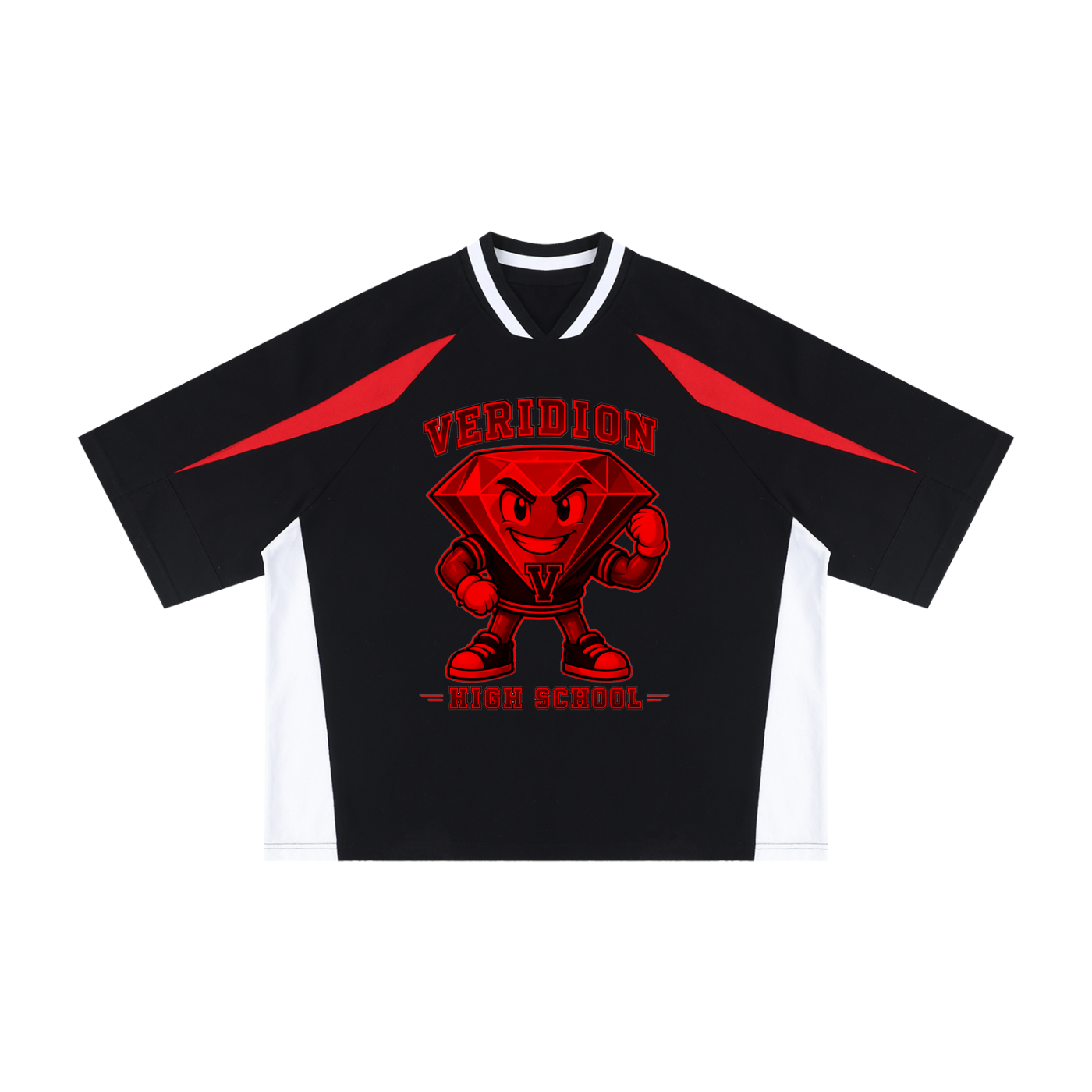 Veridion Varsity Athletics V-Neck T-Shirt