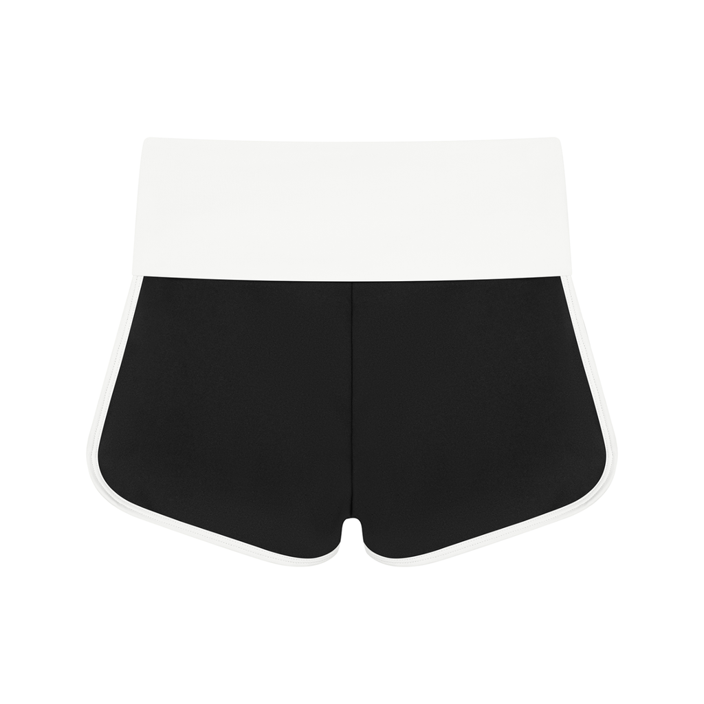 Women’s Artificial Athletics Color Block Yoga Shorts