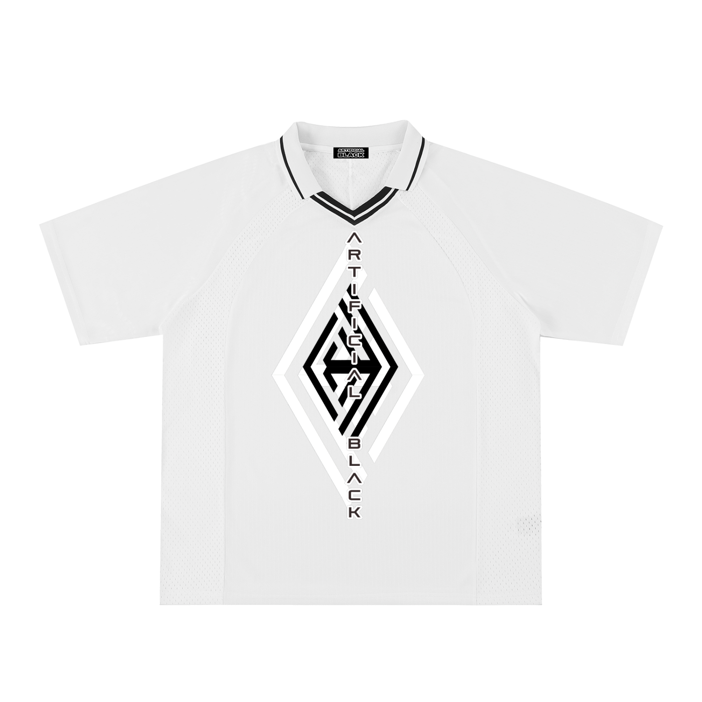 Striped V-Neck Soccer Jersey