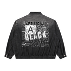 Universal Cyberpunk Vintage Denim Jacket