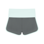Women’s Artificial Athletics Color Block Yoga Shorts