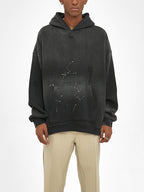 Diamonds In The Rough Frayed Fleece Hoodie