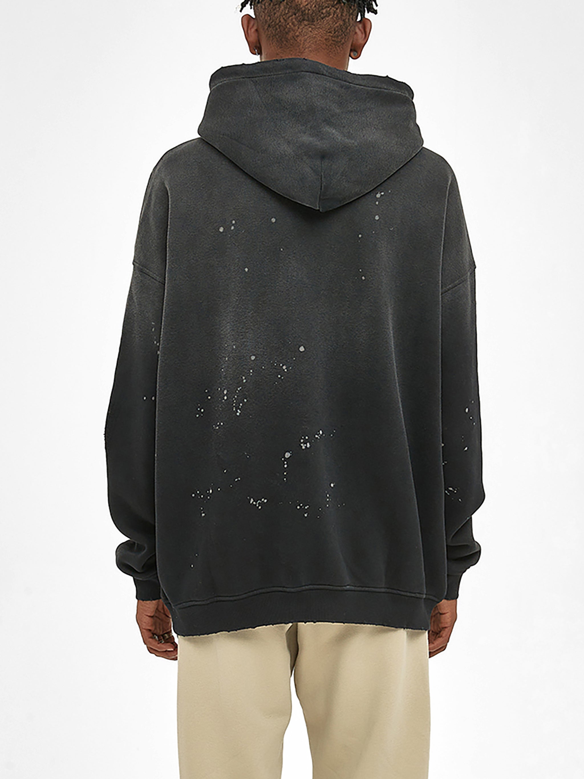 Diamonds In The Rough Frayed Fleece Hoodie