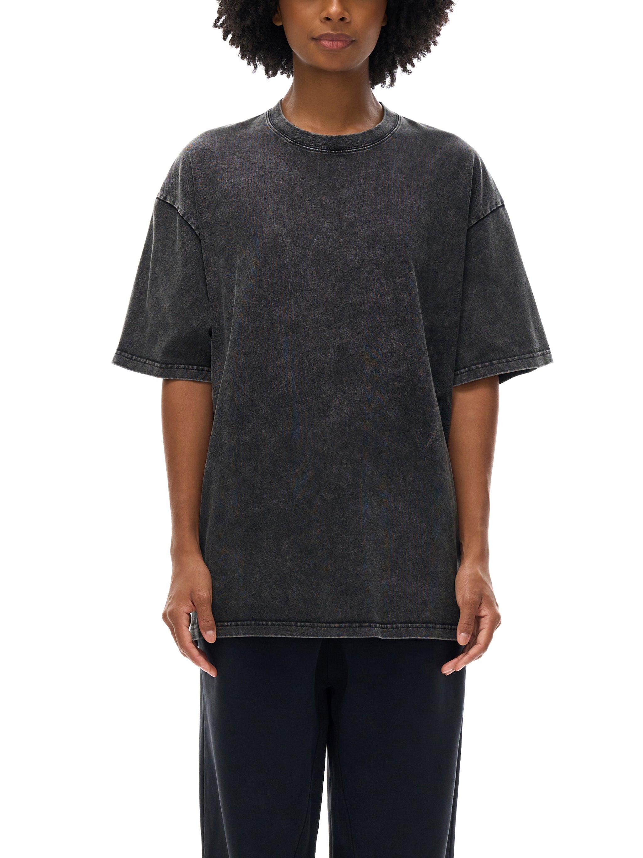 Livingmurals® Remix'd Snow Washed Oversized Cotton T