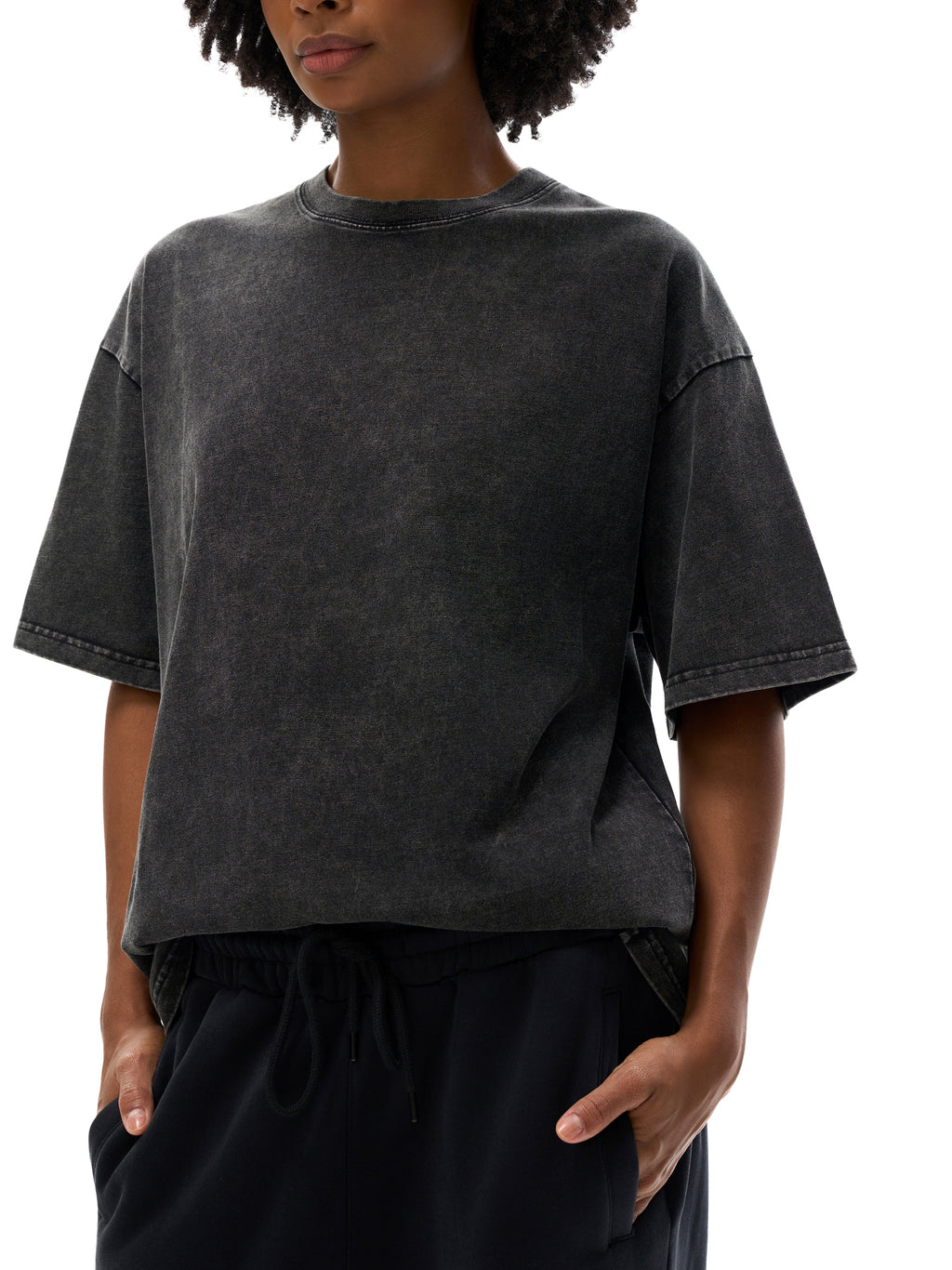 Livingmurals® Remix'd Snow Washed Oversized Cotton T