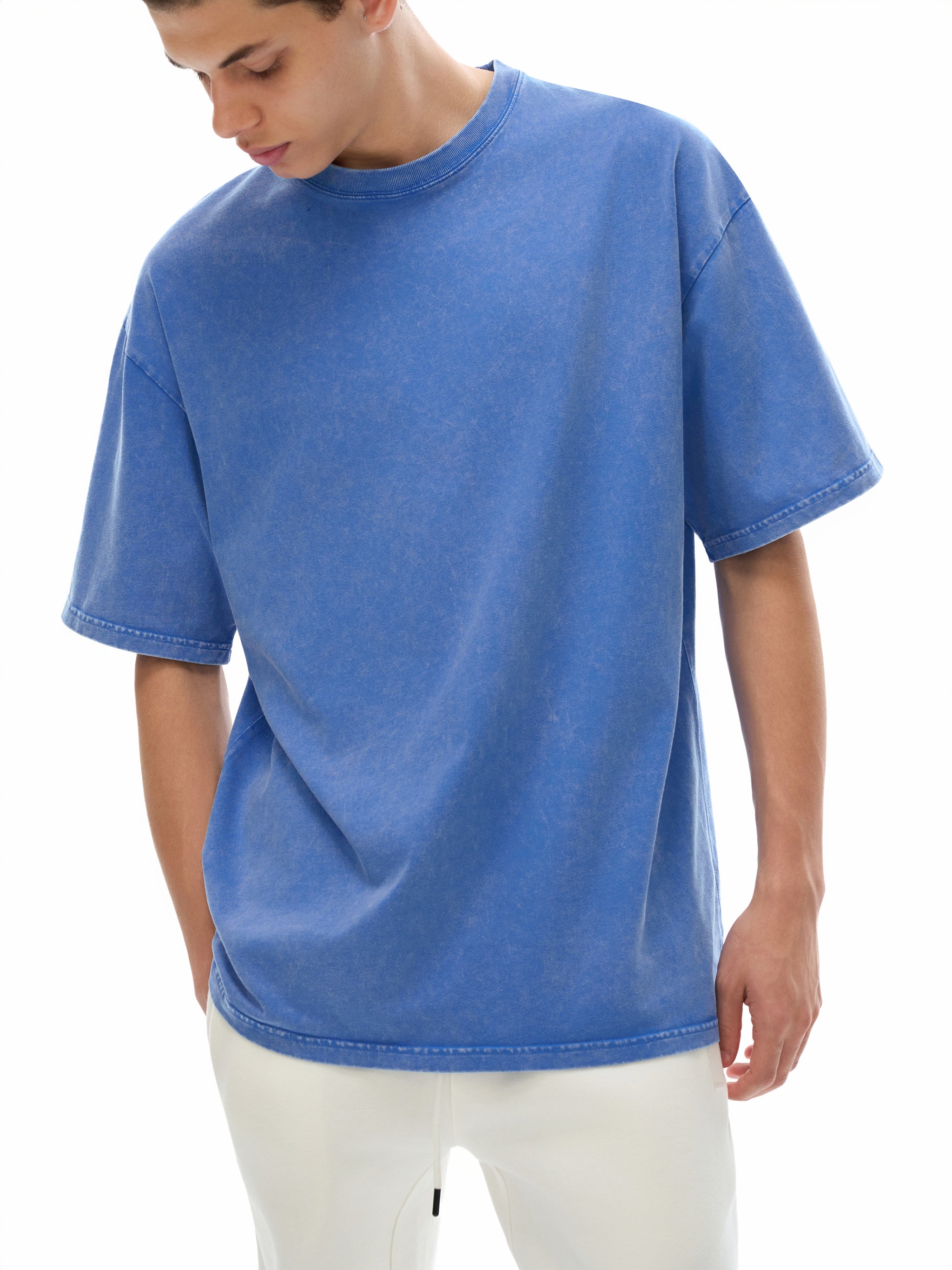Livingmurals® Remix'd Snow Washed Oversized Cotton T