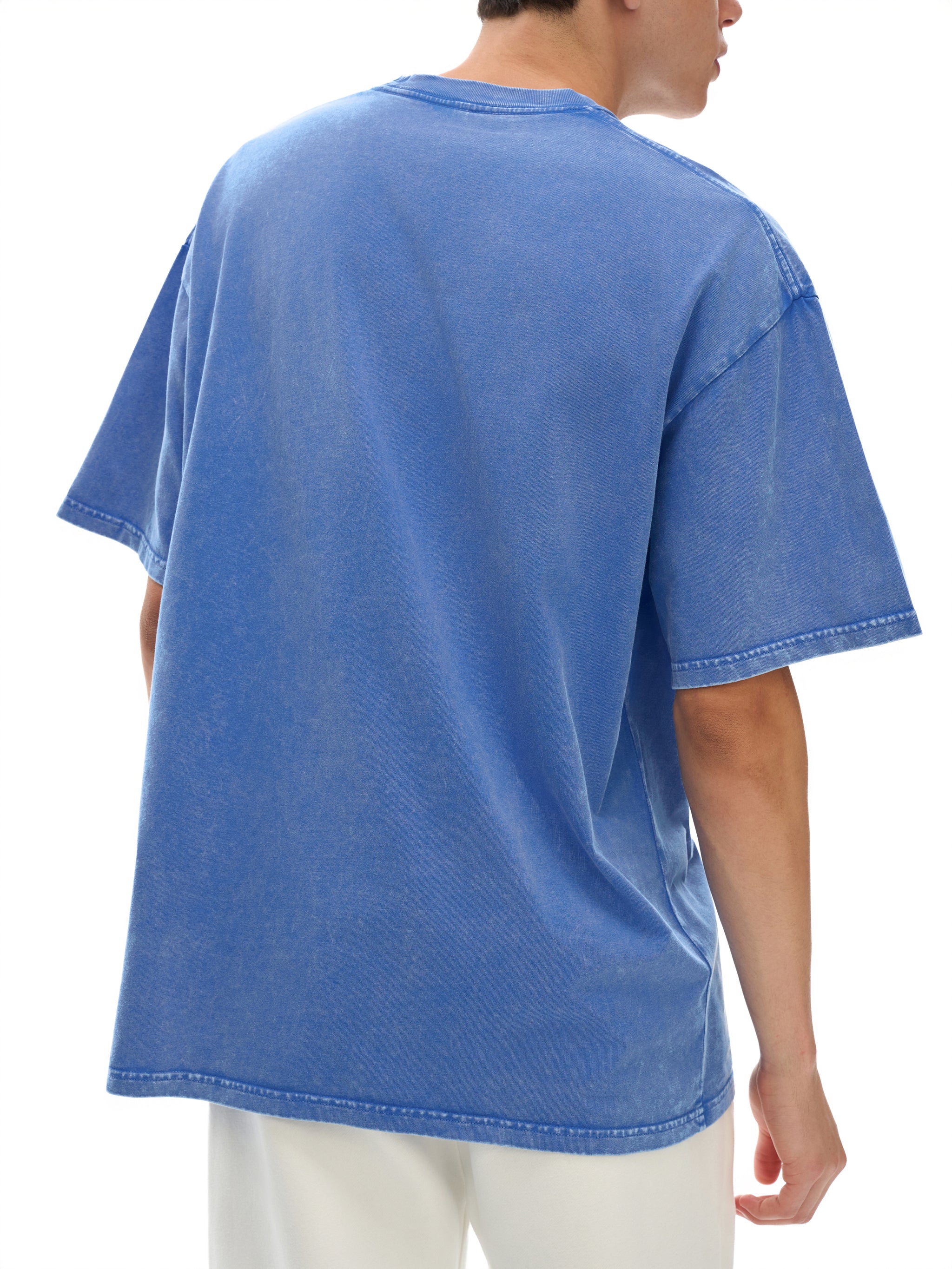 Livingmurals® Remix'd Snow Washed Oversized Cotton T