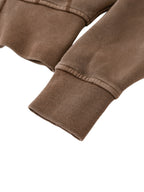 A.B. Standard Issue Vintage Washed Cropped Fleece Hoodie