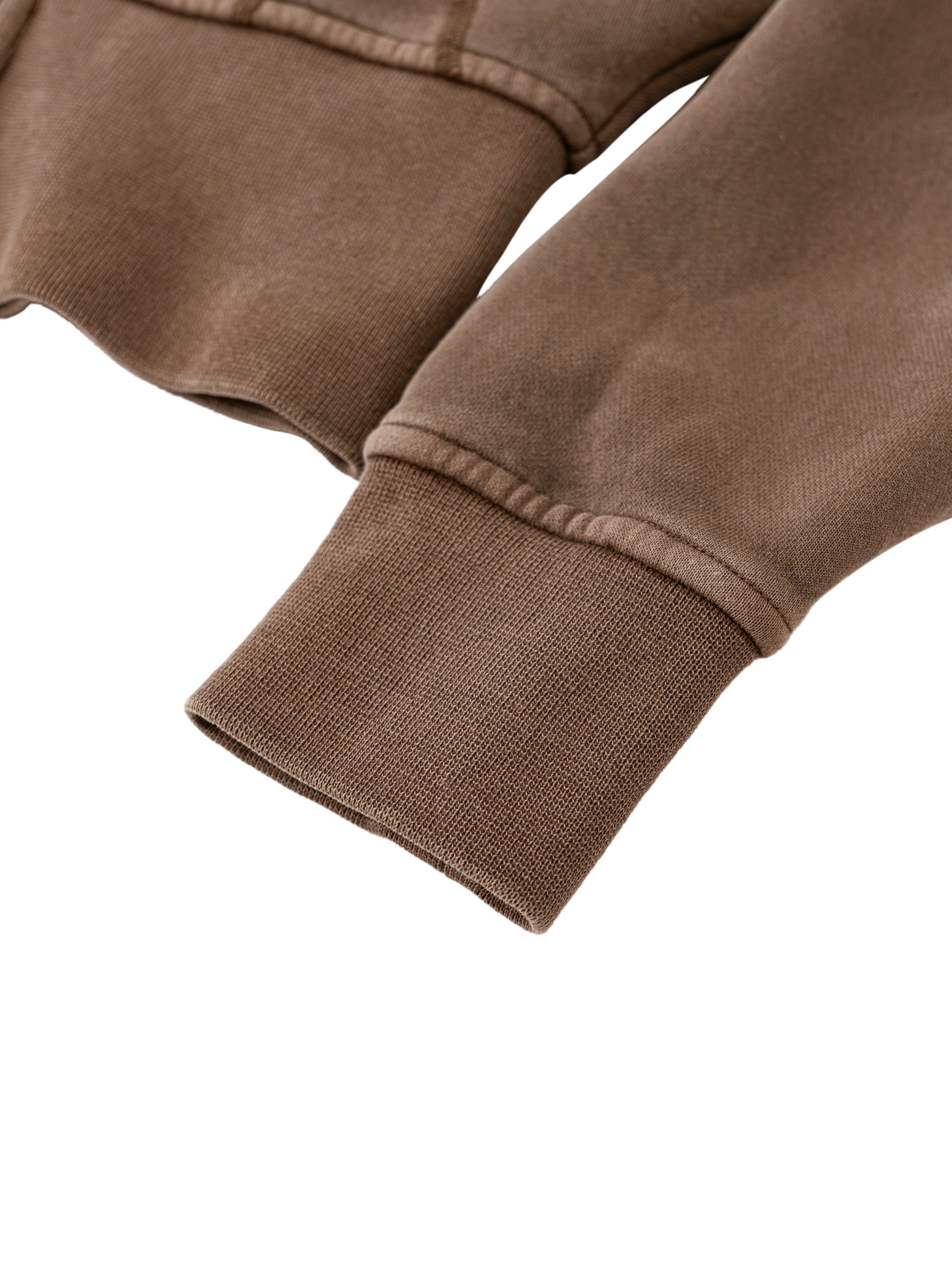 A.B. Standard Issue Vintage Washed Cropped Fleece Hoodie