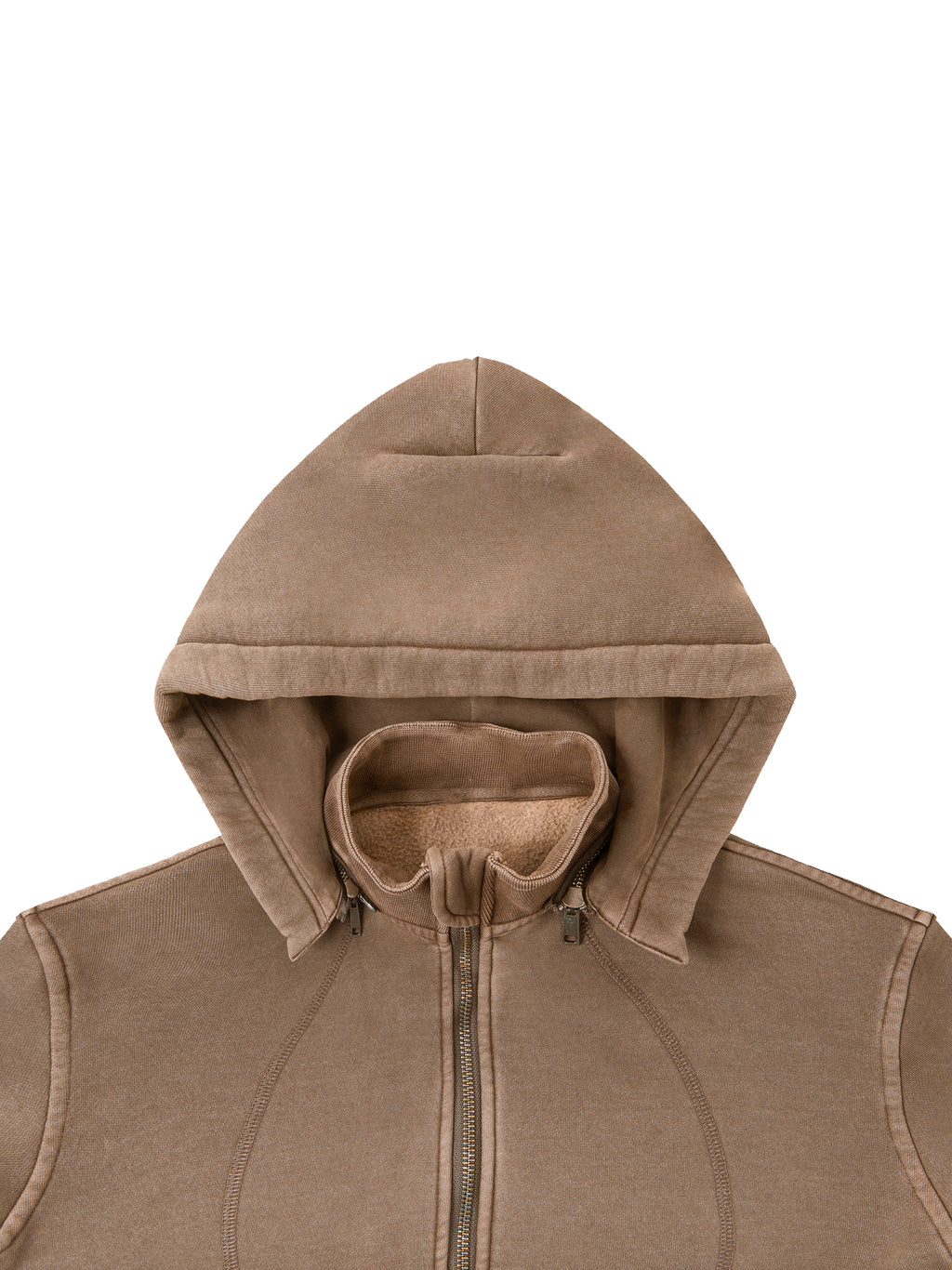 A.B. Standard Issue Vintage Washed Cropped Fleece Hoodie