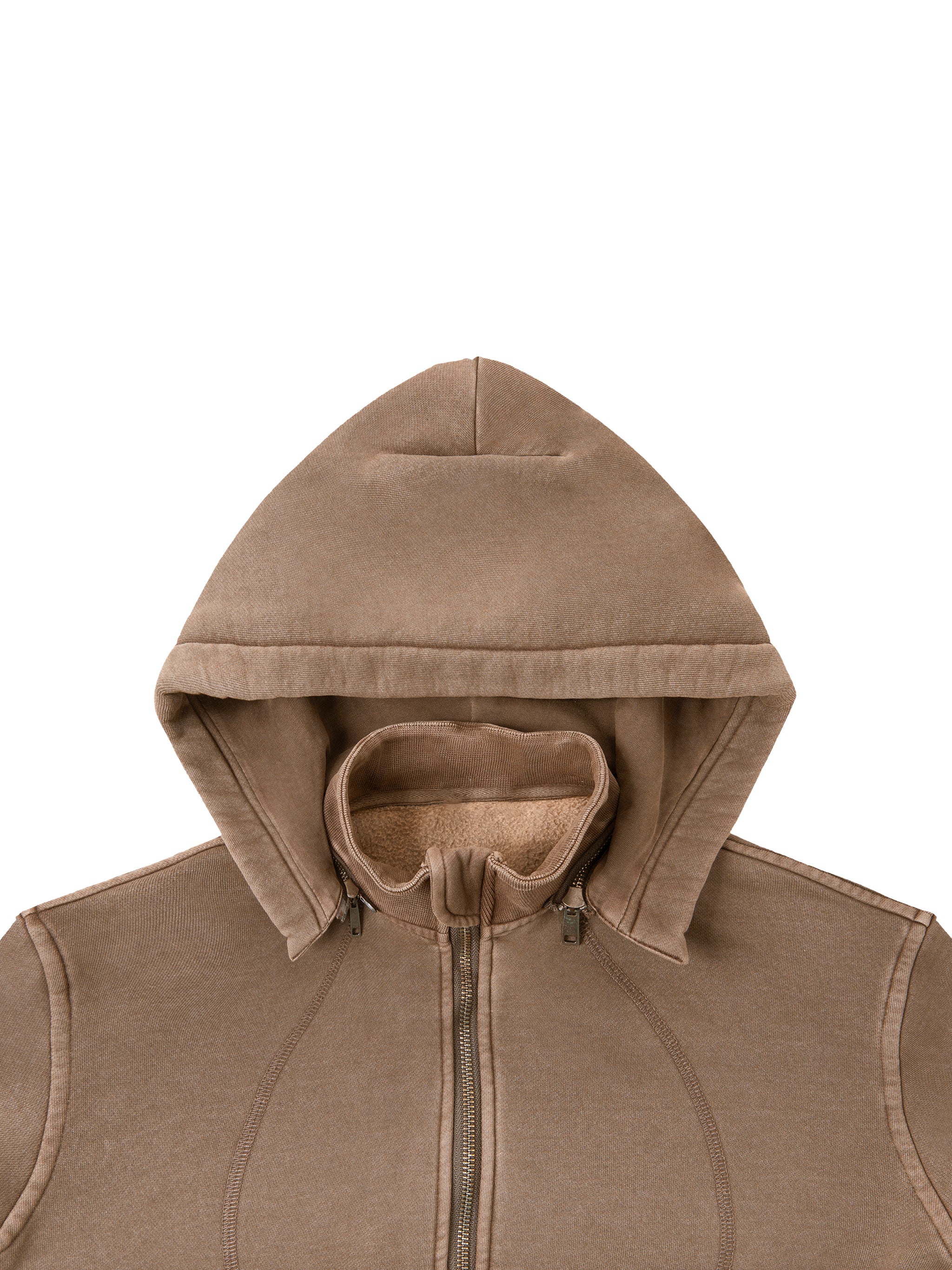 A.B. Standard Issue Vintage Washed Cropped Fleece Hoodie