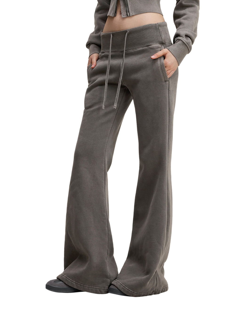 A.B. Standard Issue Vintage Washed Flared Fleece Pants