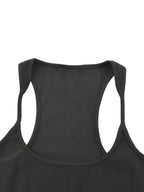 Neon Shadows Slim Fit Ribbed Racerback Tank Top