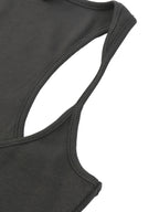 Neon Shadows Slim Fit Ribbed Racerback Tank Top