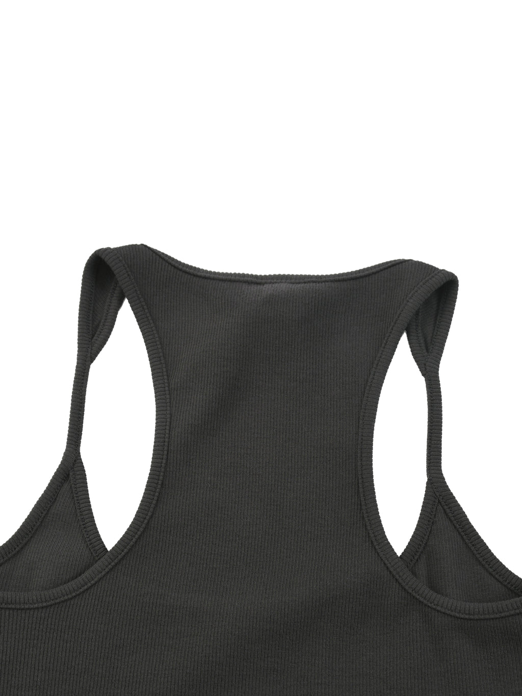 Neon Shadows Slim Fit Ribbed Racerback Tank Top