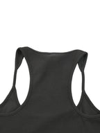 Neon Shadows Slim Fit Ribbed Racerback Tank Top